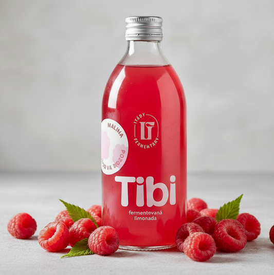 Vodní kefír z malin 6ks